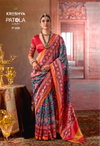Patola Luxury By Kreshva P.V.Silk With Weaving Border Saree Online Wholesale